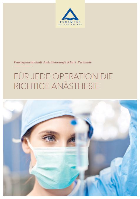 Broschüre Patienteninformation Anästhesie