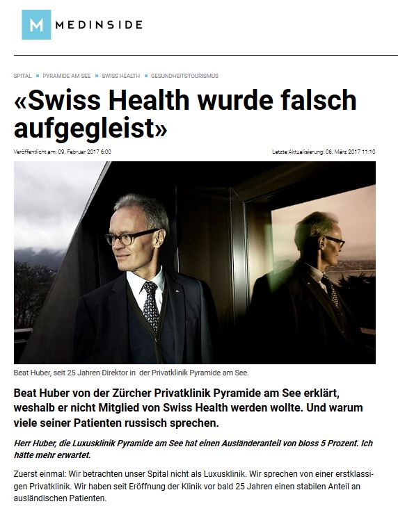 Swiss Health wurde falsch aufgegleist