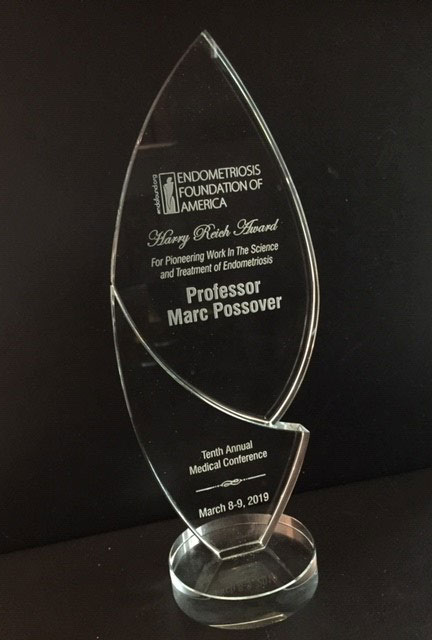 Internationale Auszeichnung für Prof. Dr. med. Marc Possover